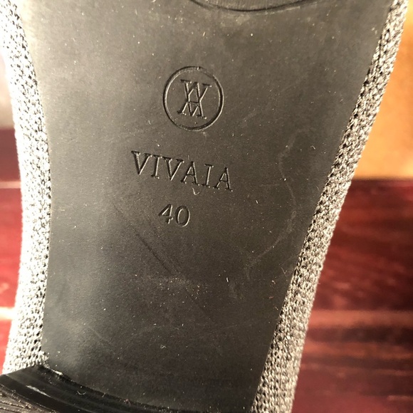 Vivala Women's Classic Square Toe Penny Loafers Grey Size 9 - Picture 8 of 9